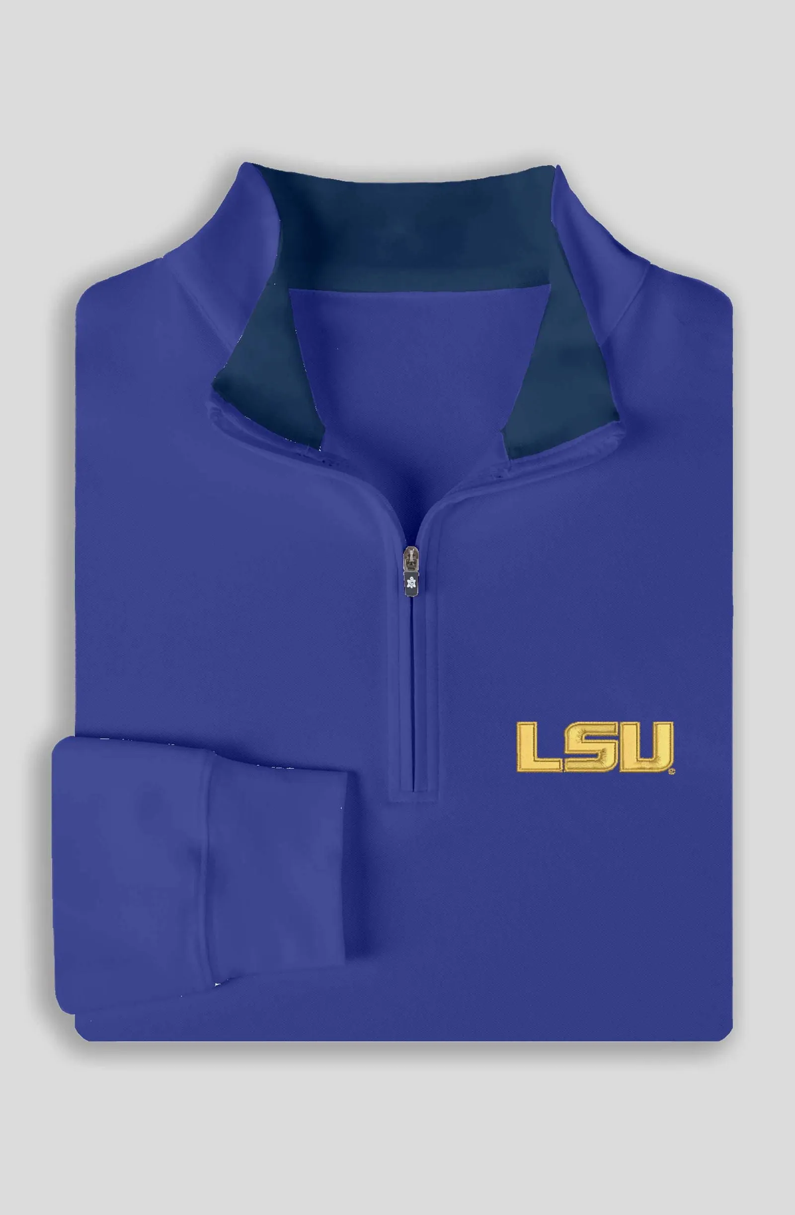 Eli Solid Performance Quarter-Zip Pullover - Louisiana State University