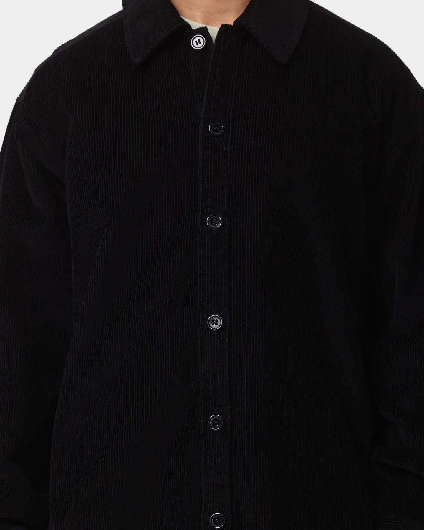 EN ES Choppa Corduroy Shirt Black