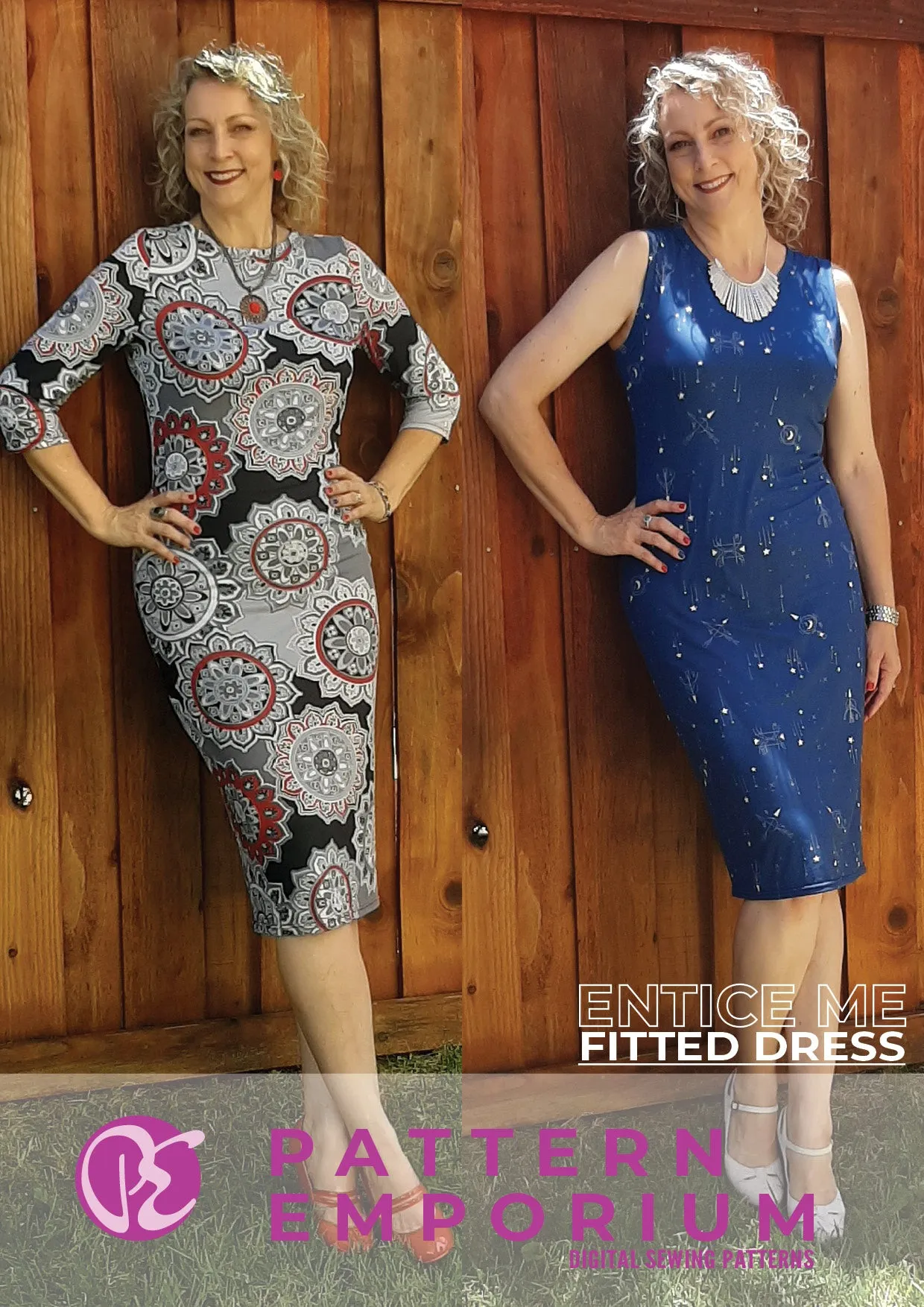 Entice Me | Fitted Dress Sewing Pattern