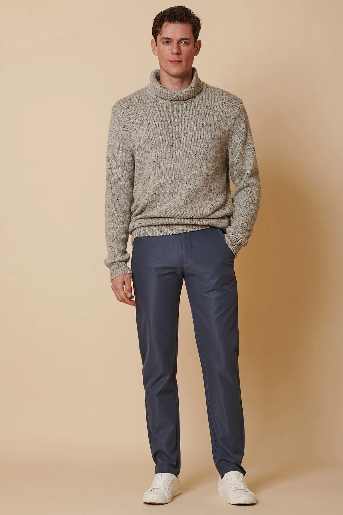 ENZO - Grey Blue Chinos