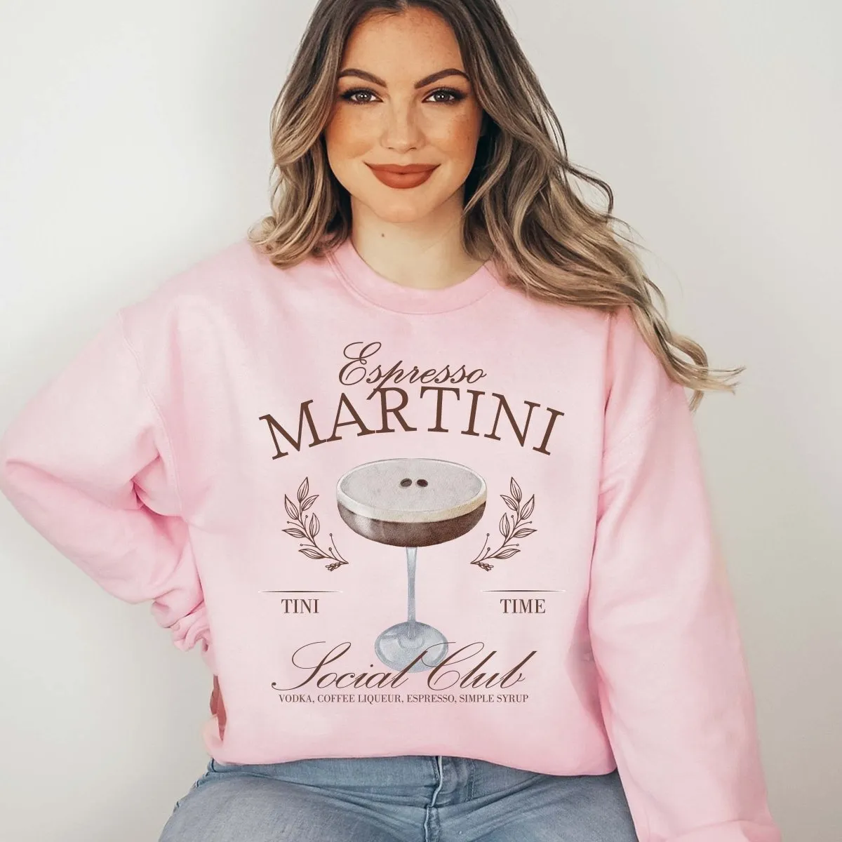 Espresso Martini Social Club Wholesale Crew Sweatshirt