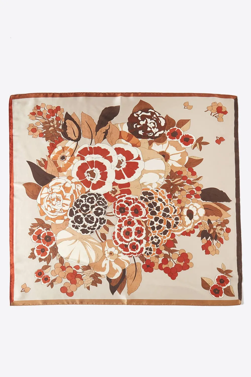 Fall Floral Scarf