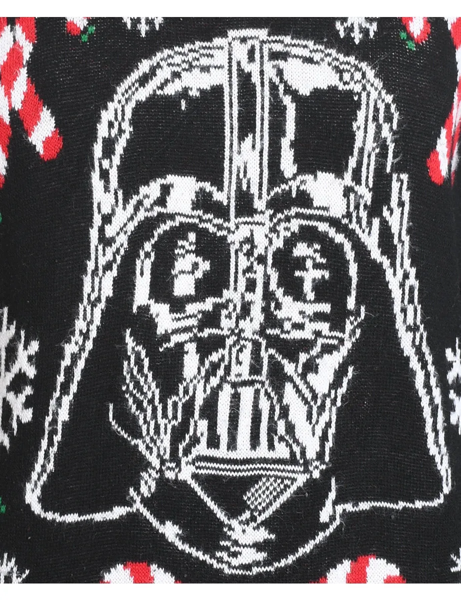 Festive Season Star Wars Design Knit Christmas Jumper - M