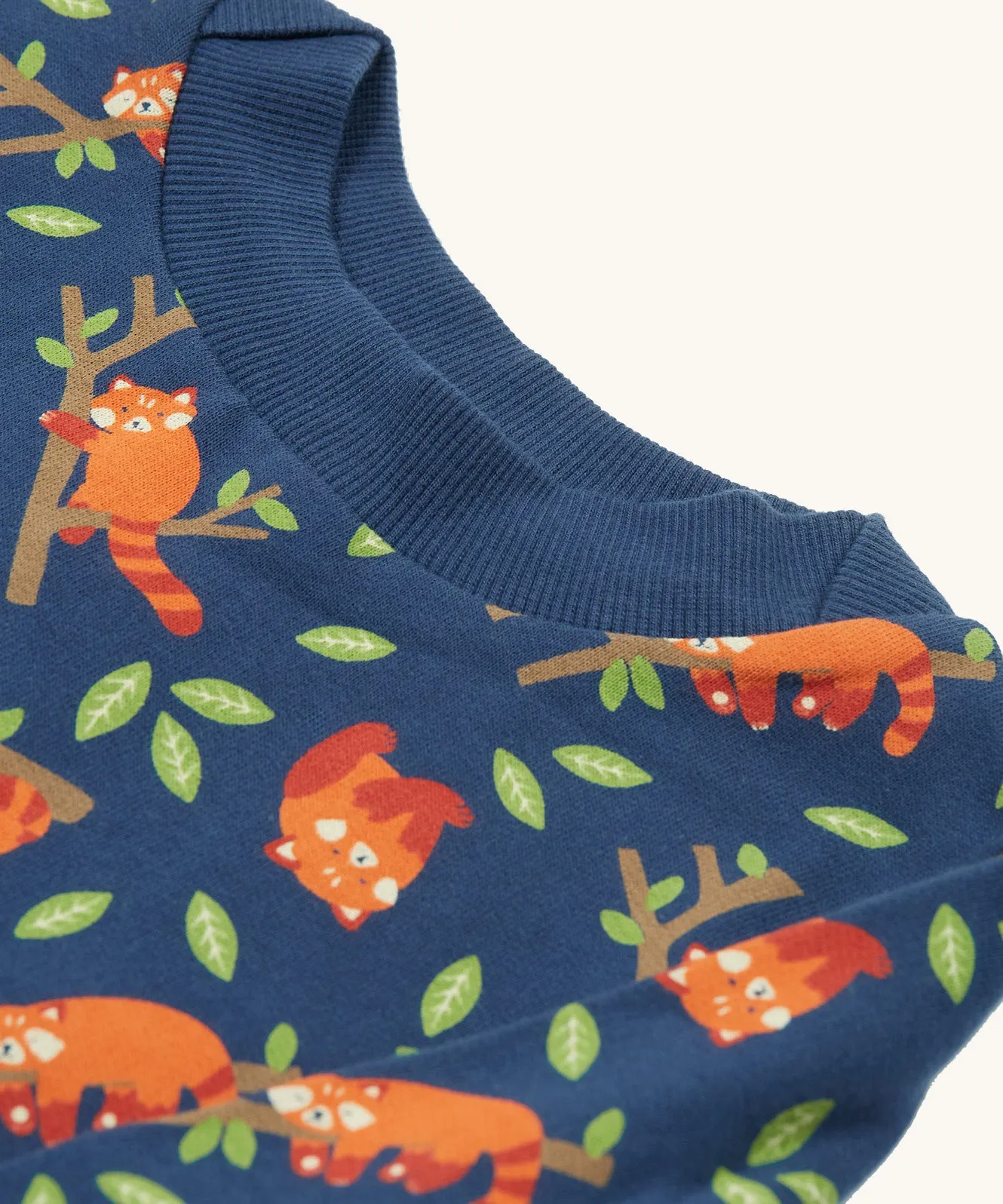 Frugi Easy On Jumper - Red Panda Pals