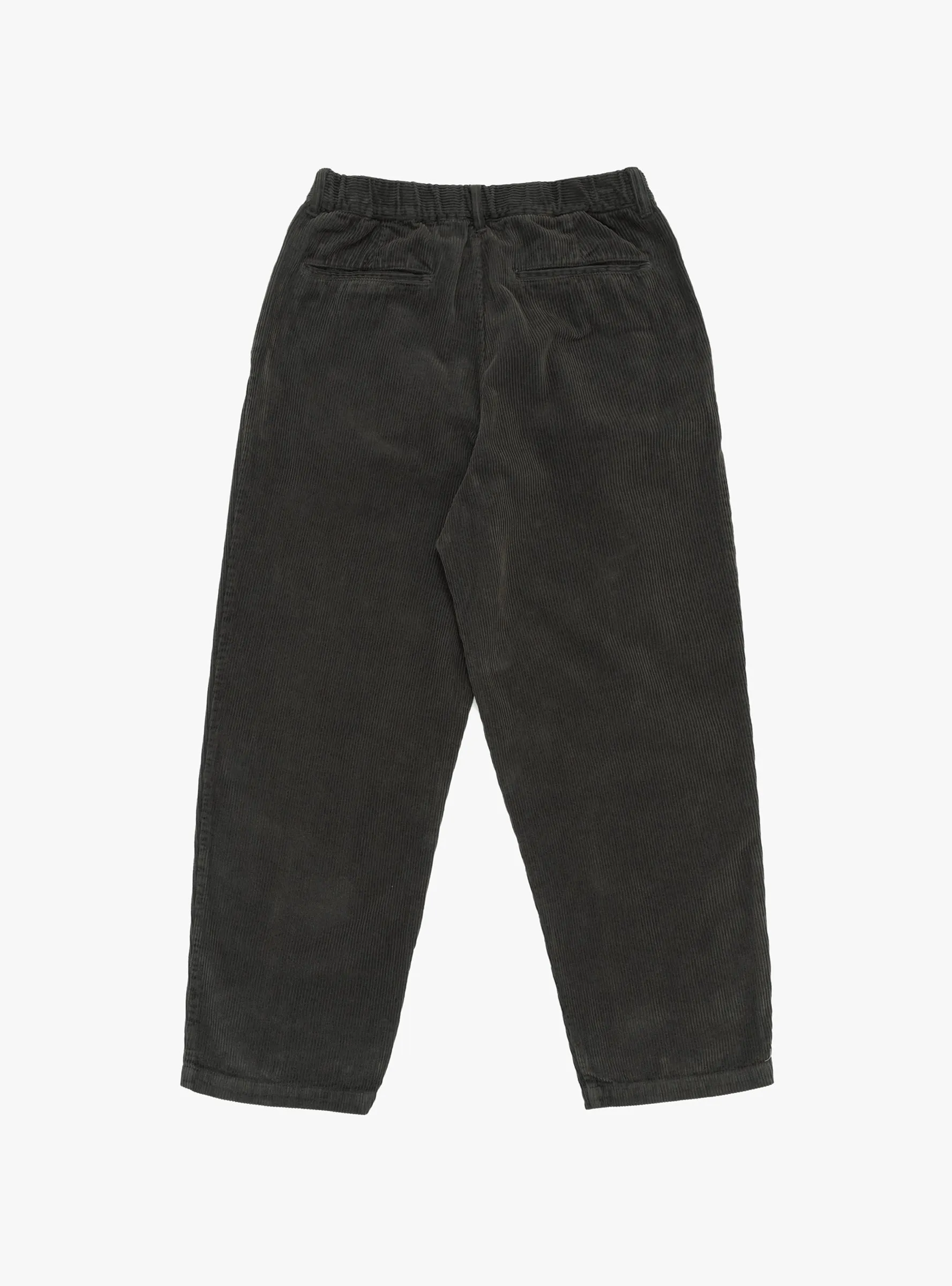 Garment-Dye Corduroy Pants Brown Charcoal