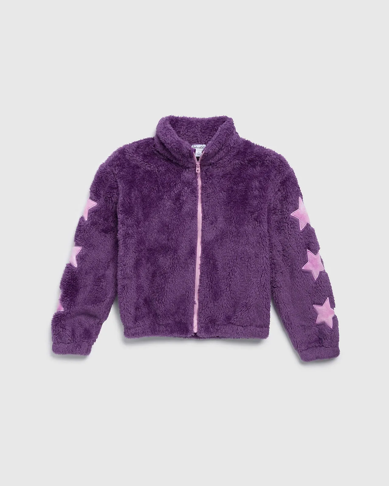 Girls Patch Sherpa Jacket