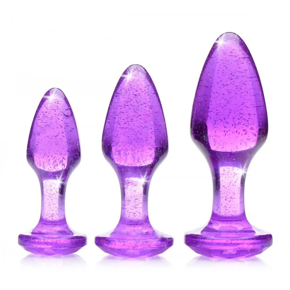 Glitter Gem Anal Plug Set