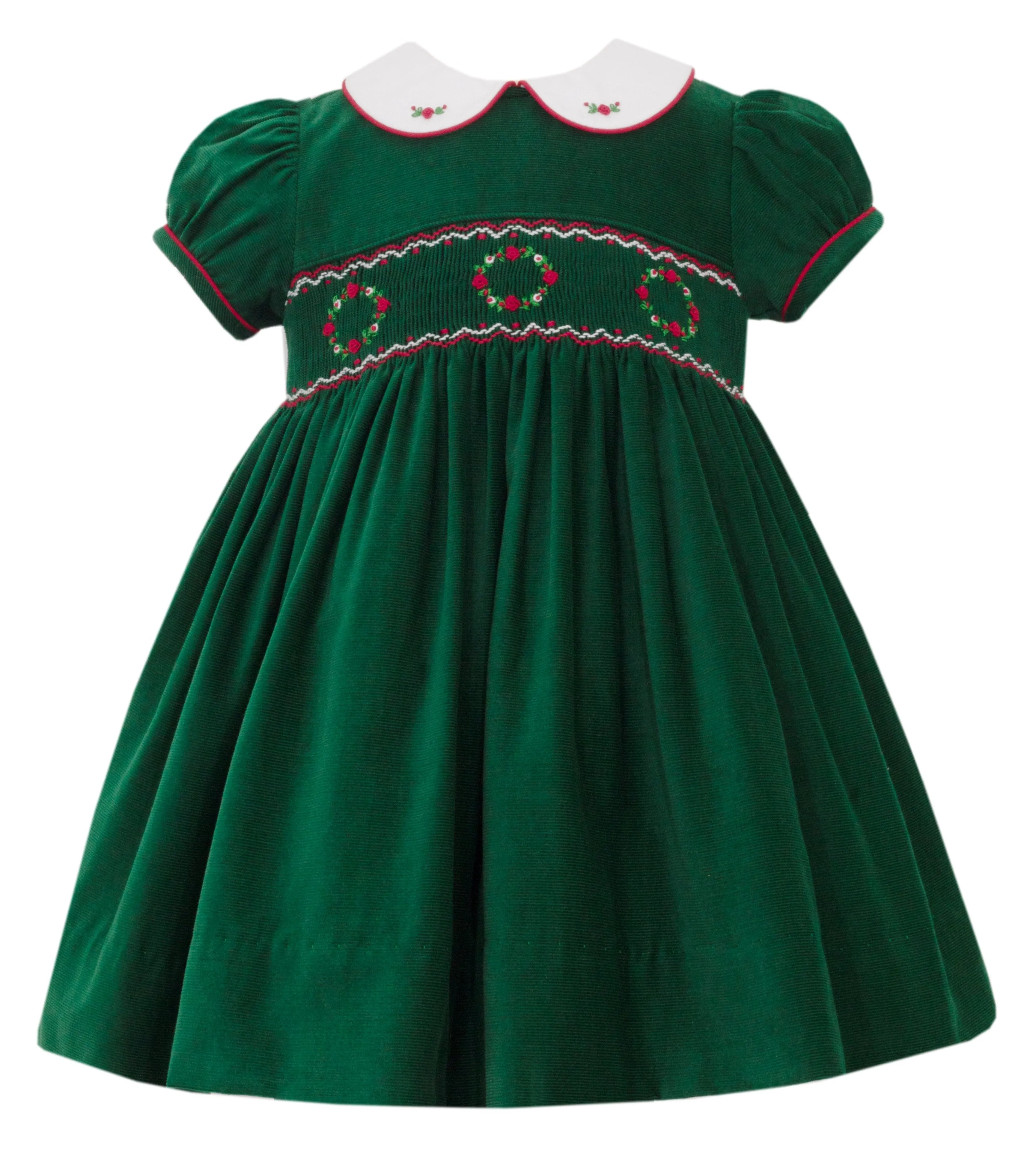 Green Corduroy Float Dress