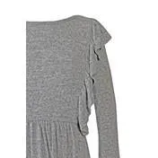 Grey Ruffle Dress