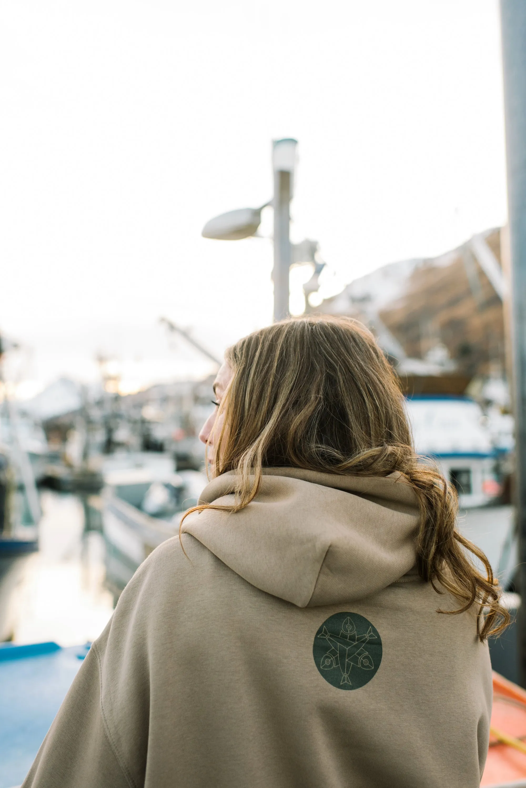 Harvest Salmon Hoodie