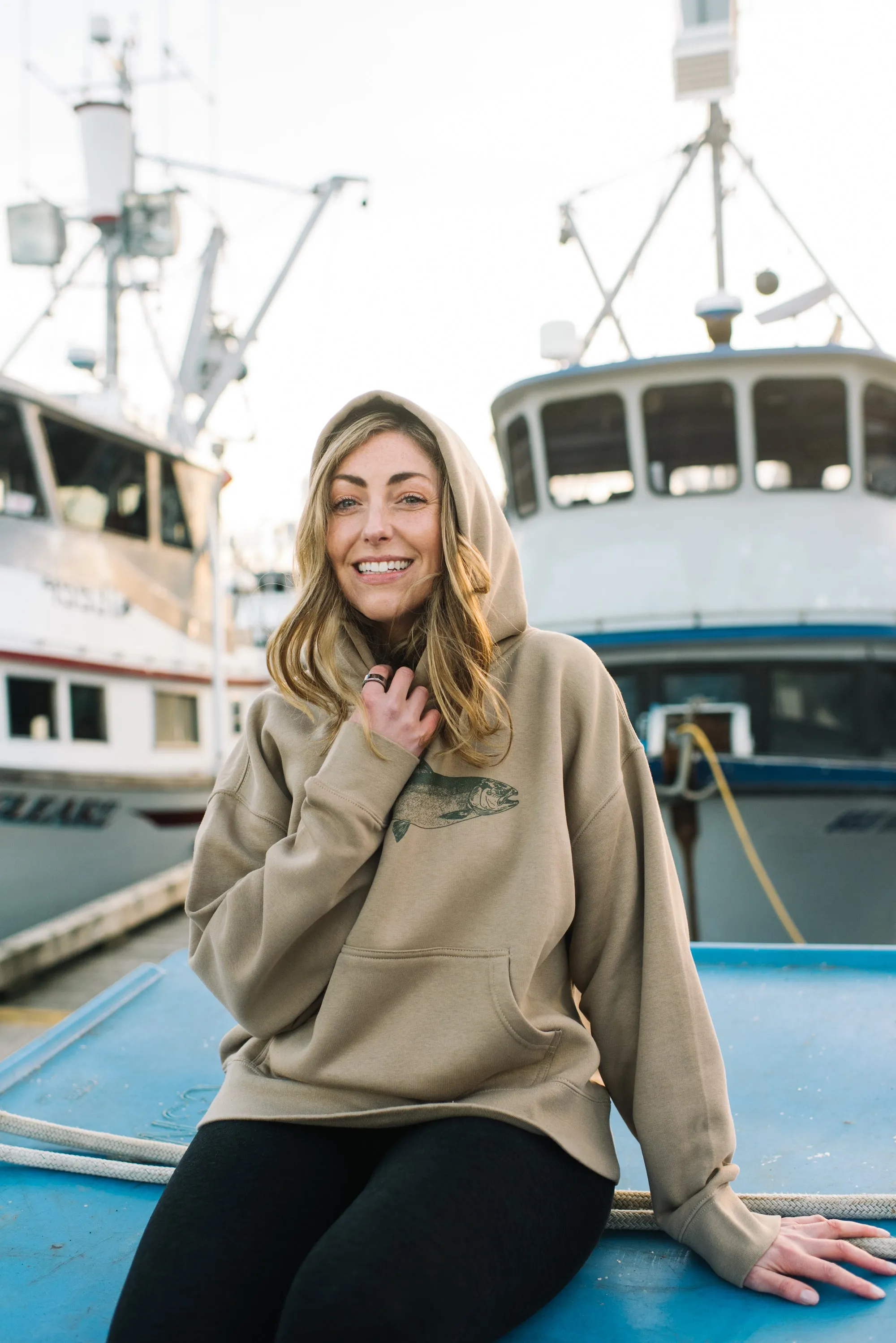 Harvest Salmon Hoodie