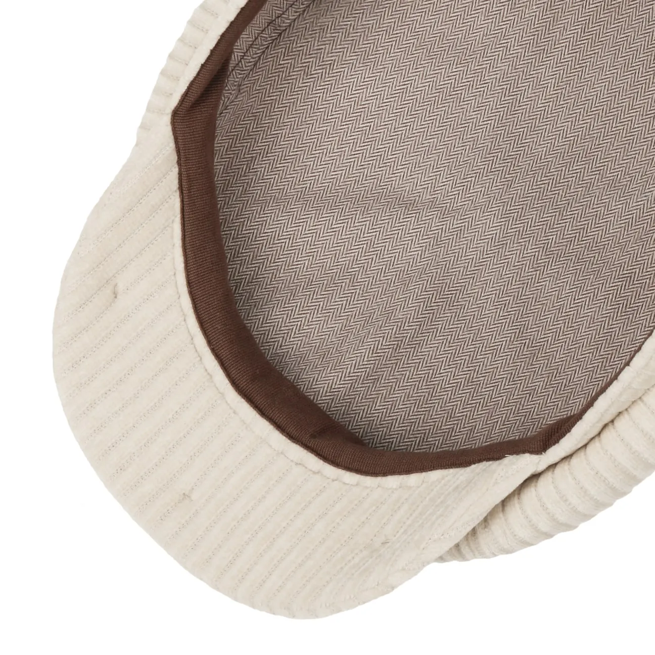 Hatteras Corduroy Jersey Flat Cap by Stetson