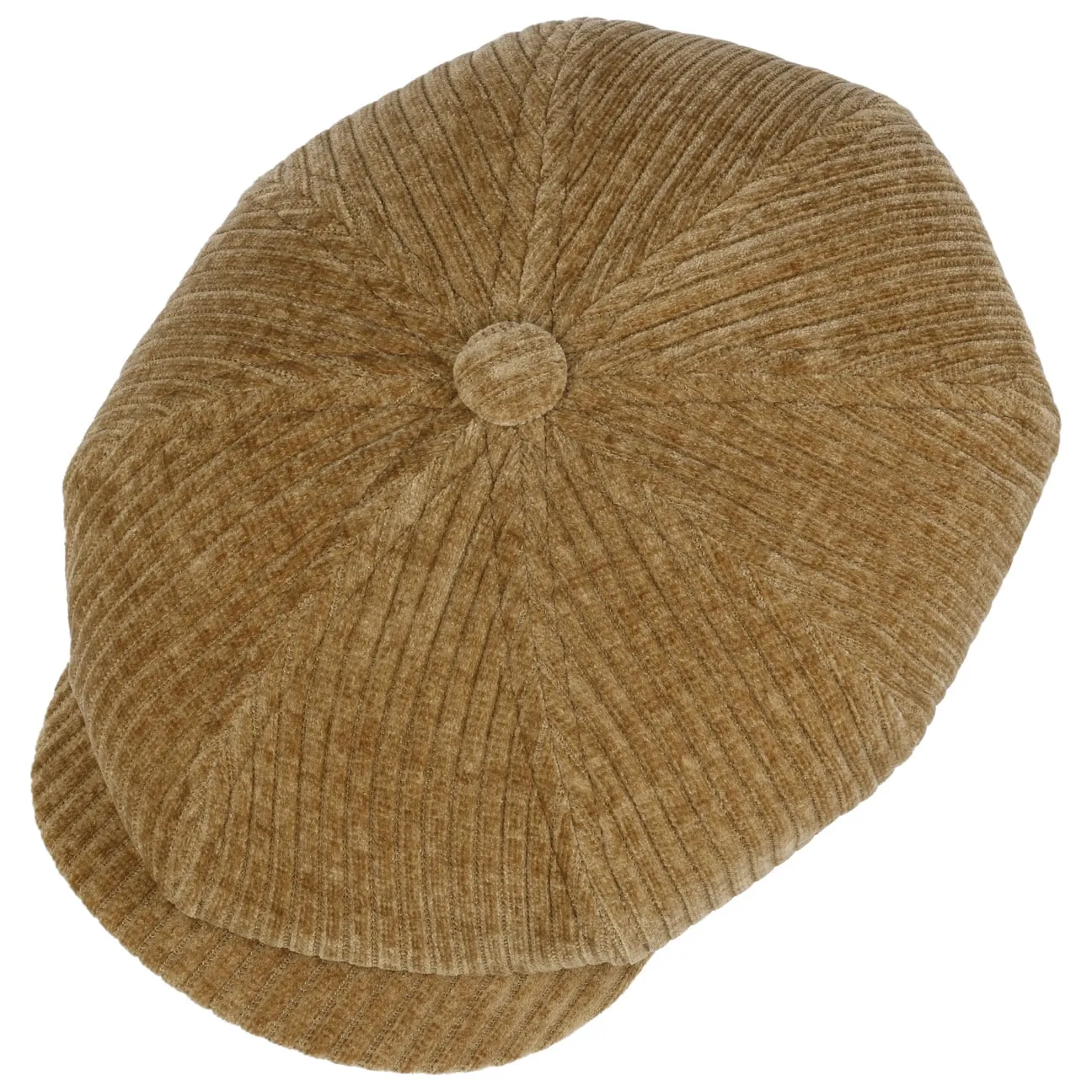 Hatteras Corduroy Jersey Flat Cap by Stetson