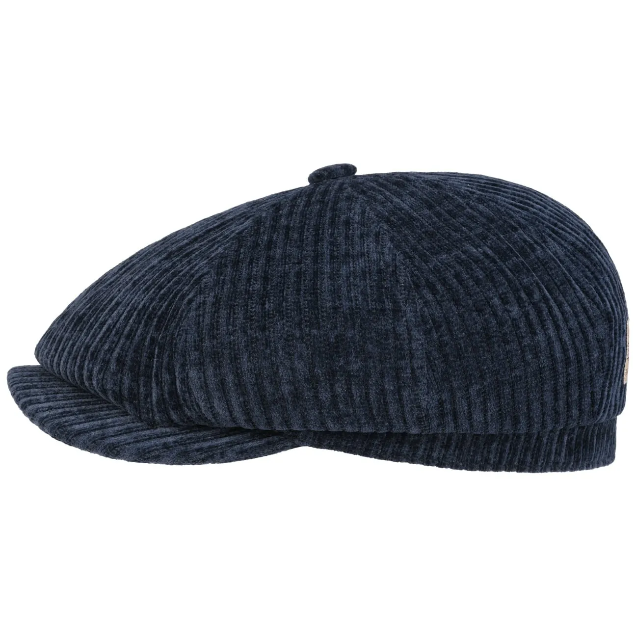 Hatteras Corduroy Jersey Flat Cap by Stetson