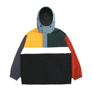 HF CORDUROY HOODED ANORAK JACKET MULTI