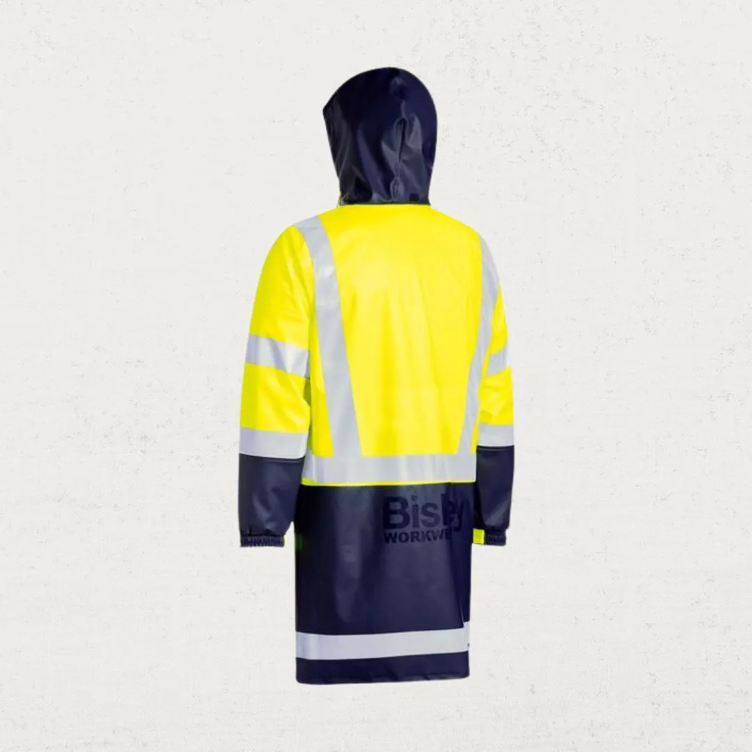 Hi Vis Taped PU Waterproof Jacket