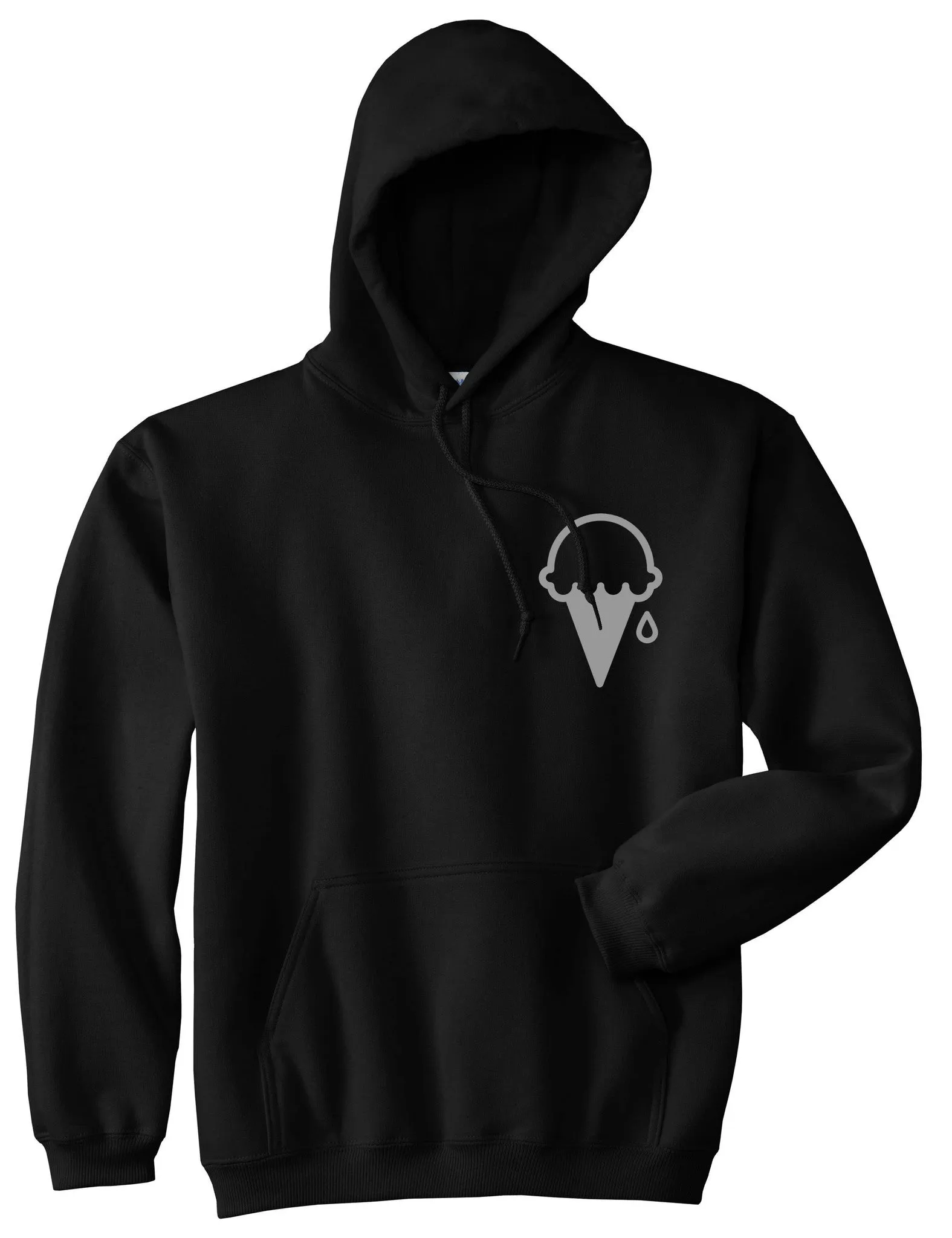 Ice Cream Cone Scoop Pullover Hoodie Hoody