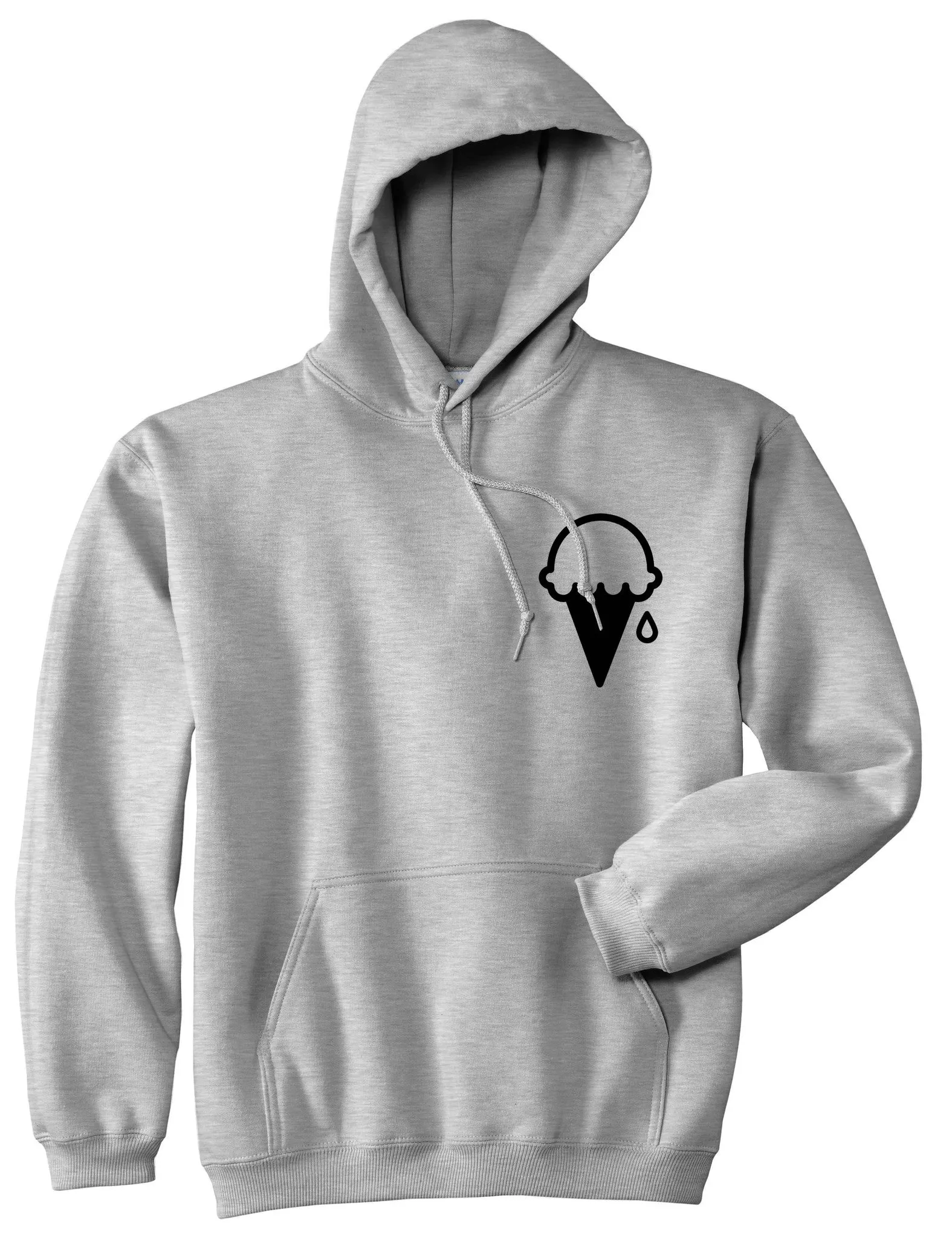 Ice Cream Cone Scoop Pullover Hoodie Hoody