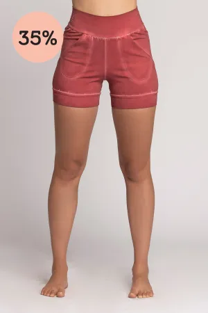 I'mPerfect Stonewash Slouchy Yoga Shorts 35%off