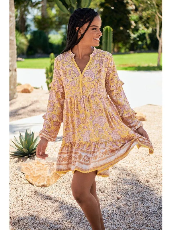 JAASE PLUS Elodie Print Fey Mini Dress