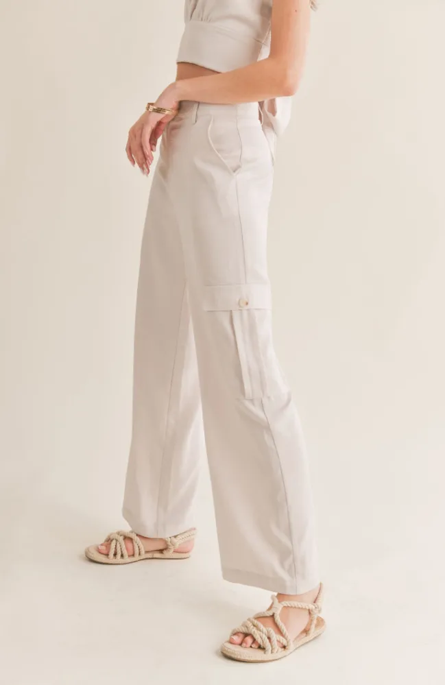 Jess Low Waist Cargo Pants