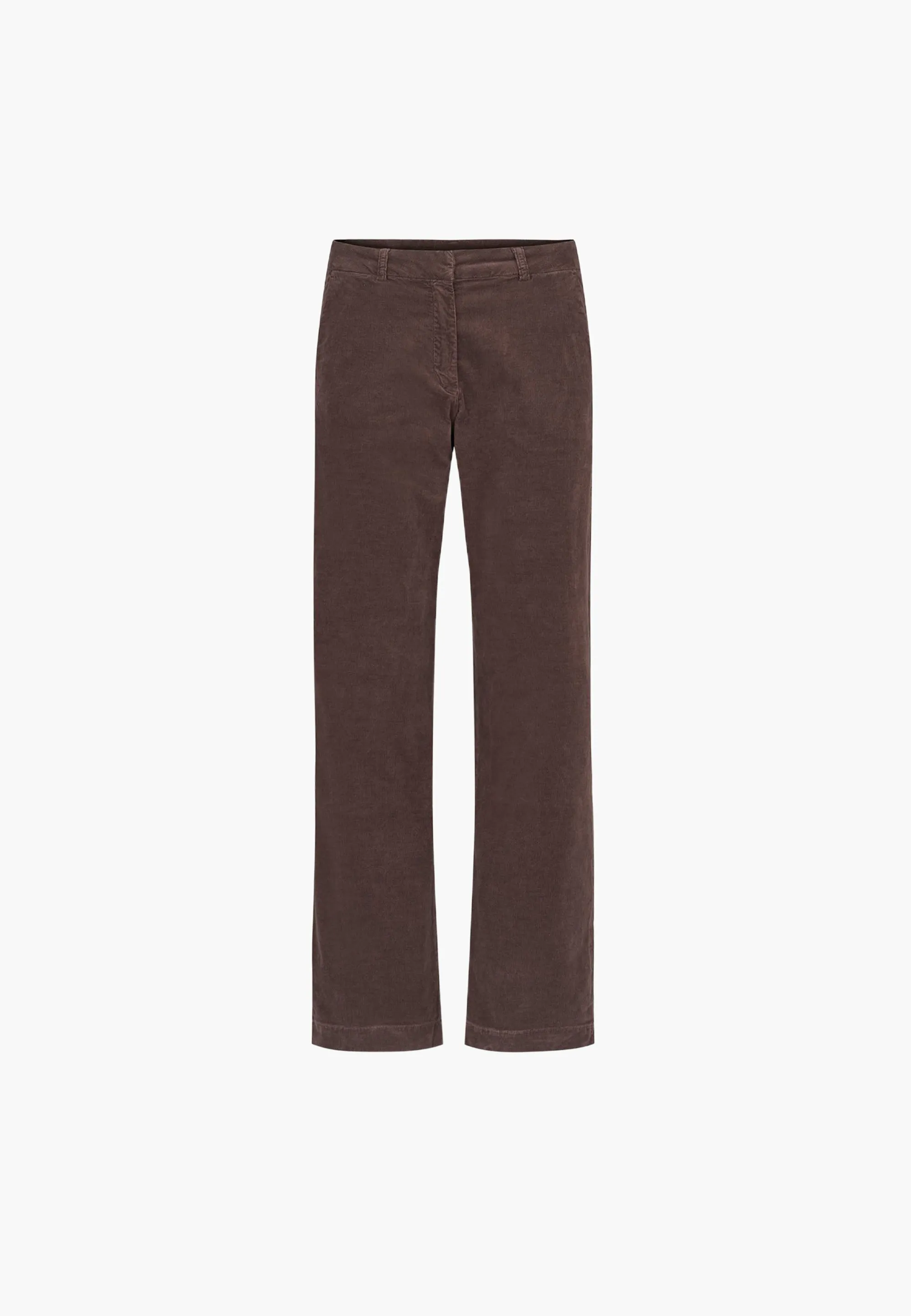 Judy Straight Corduroy - Medium Length - Brown