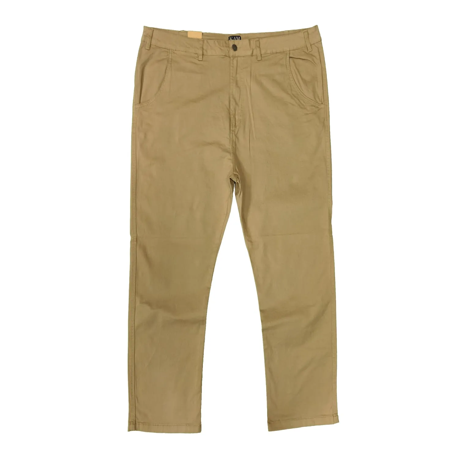 Kam Stretch Modern Chinos - KBS 261 - Stone