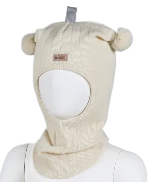 KIVAT ULL | Balaclava Ribb - Offwhite