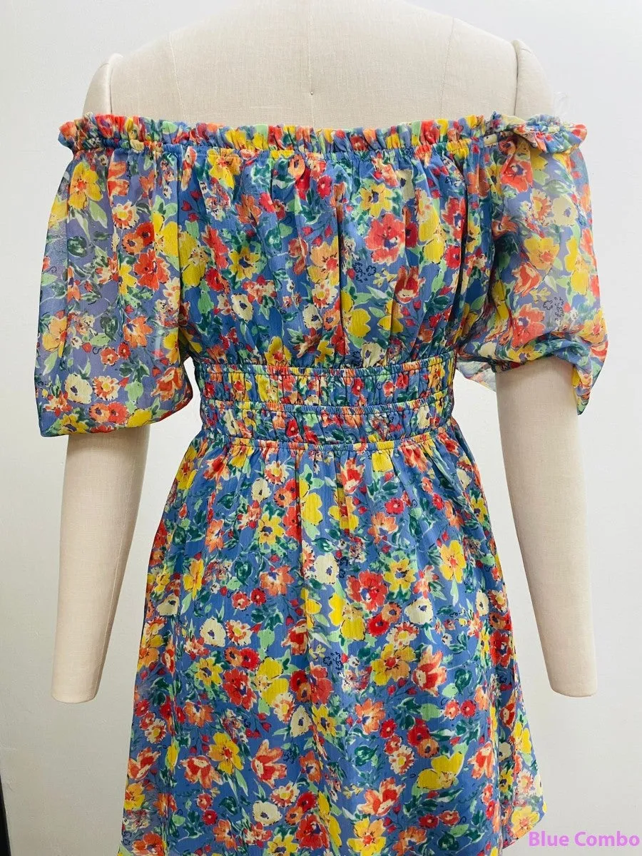 Kori Bright Floral Dress