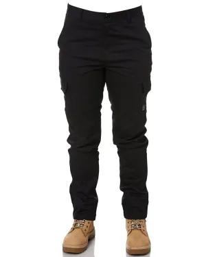 Ladies Staple Cargo Pants - Black