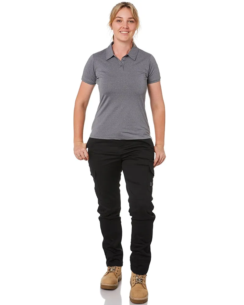 Ladies Staple Cargo Pants - Black