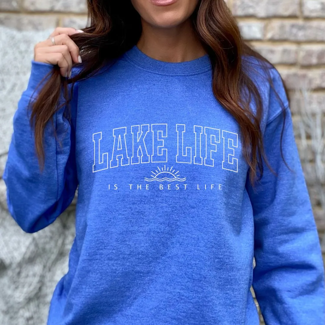 Lake Life Varsity Crewneck Sweatshirt