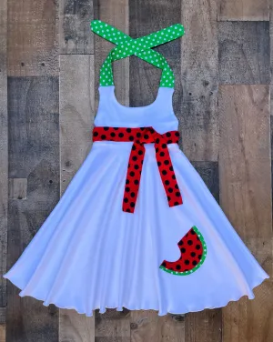 Little Girl Watermelon Dress