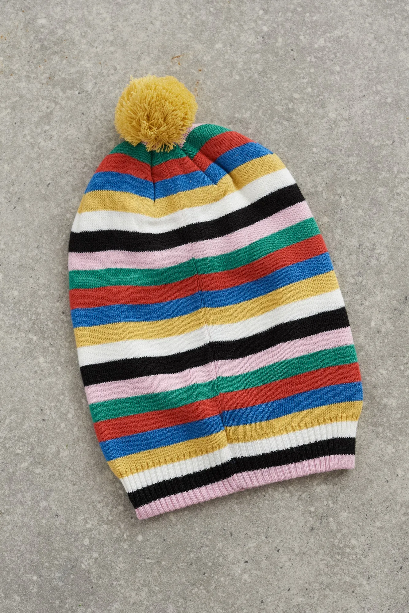 LO X David Méndez Alonso Stripy Bobble Balaclava