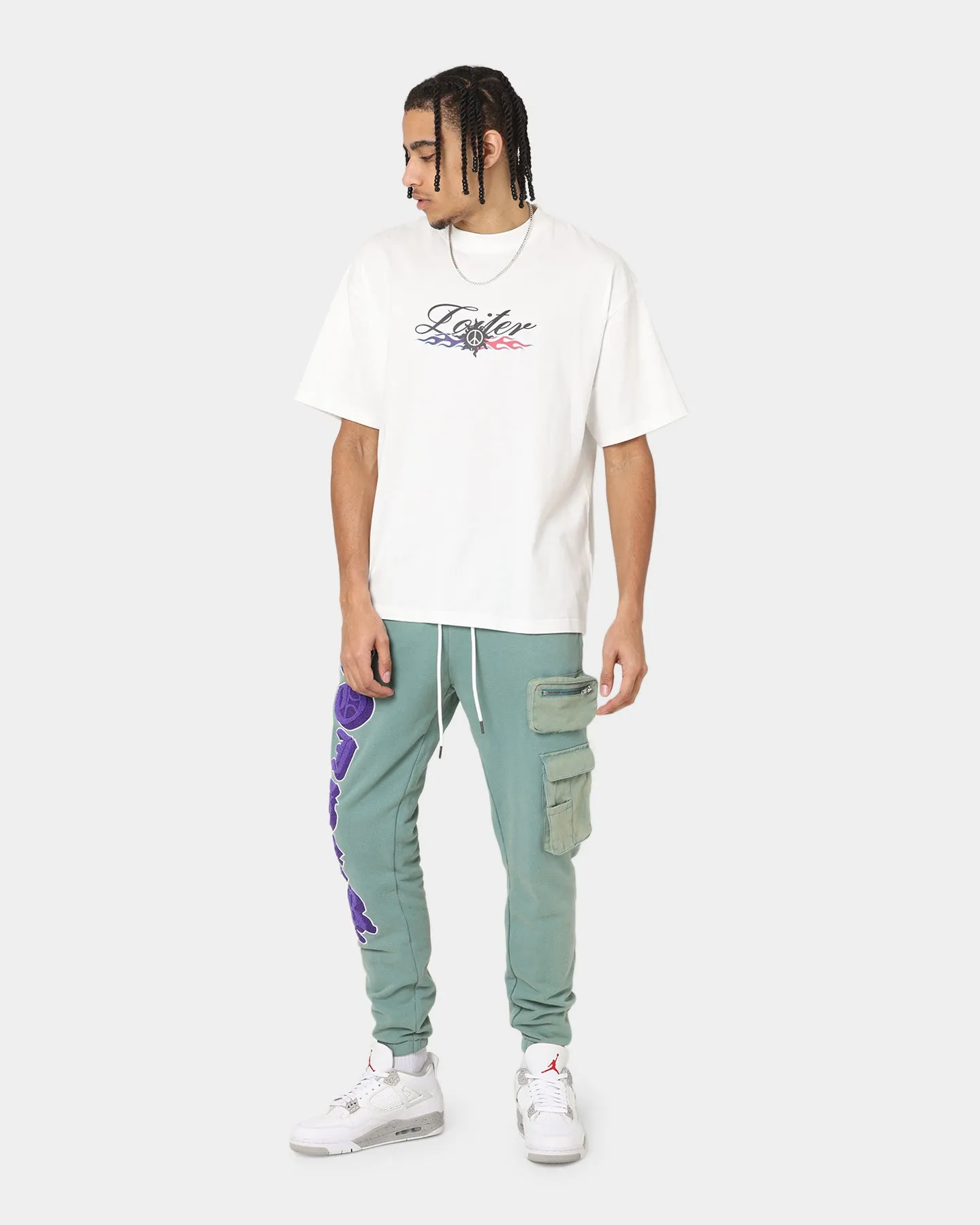 Loiter Sunchyme Track Pants Green