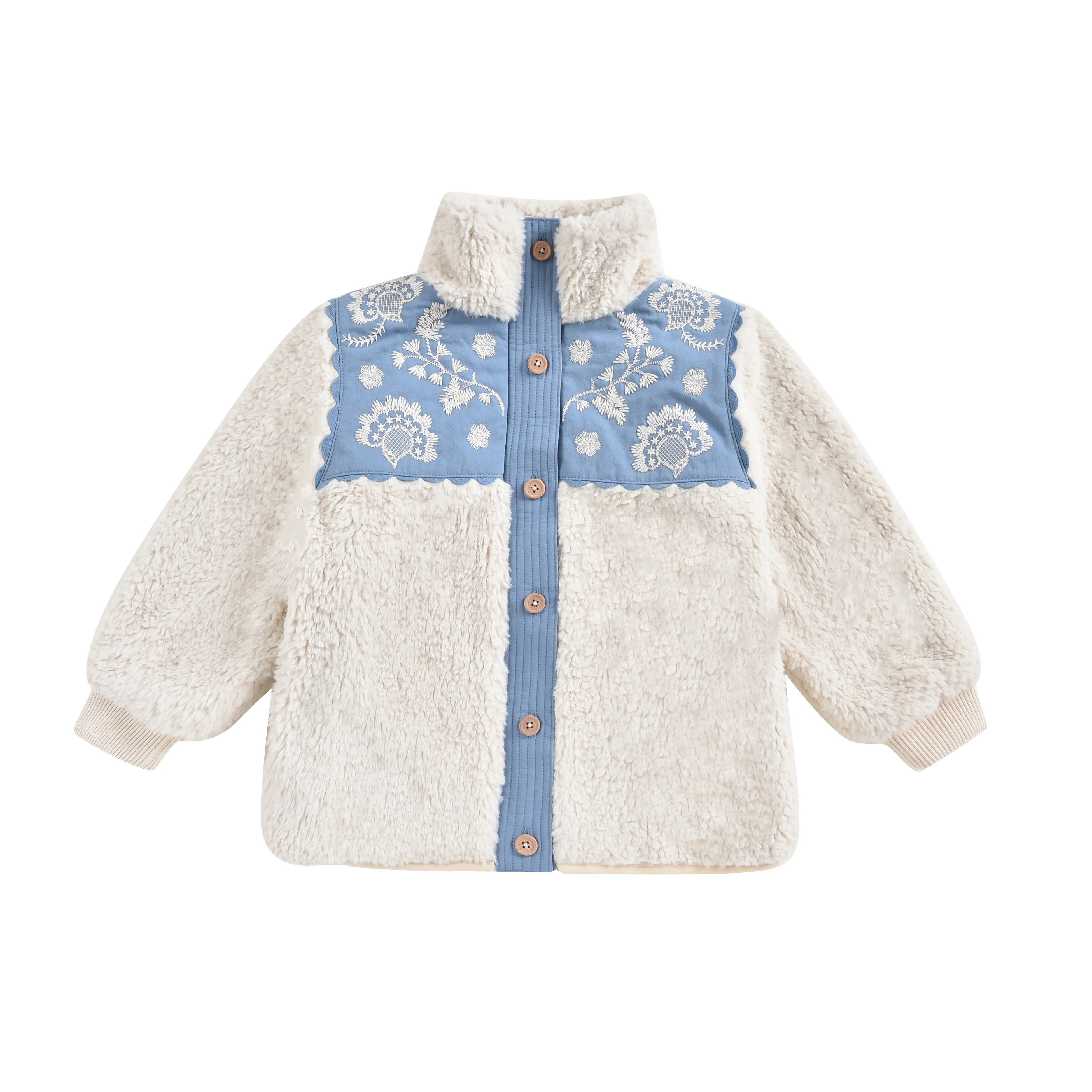 Louise Misha Jacket Rosanna - Sherpa - Light Blue