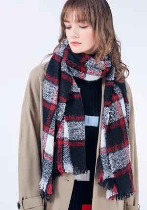 Luxury Plaid Bandana Scarf