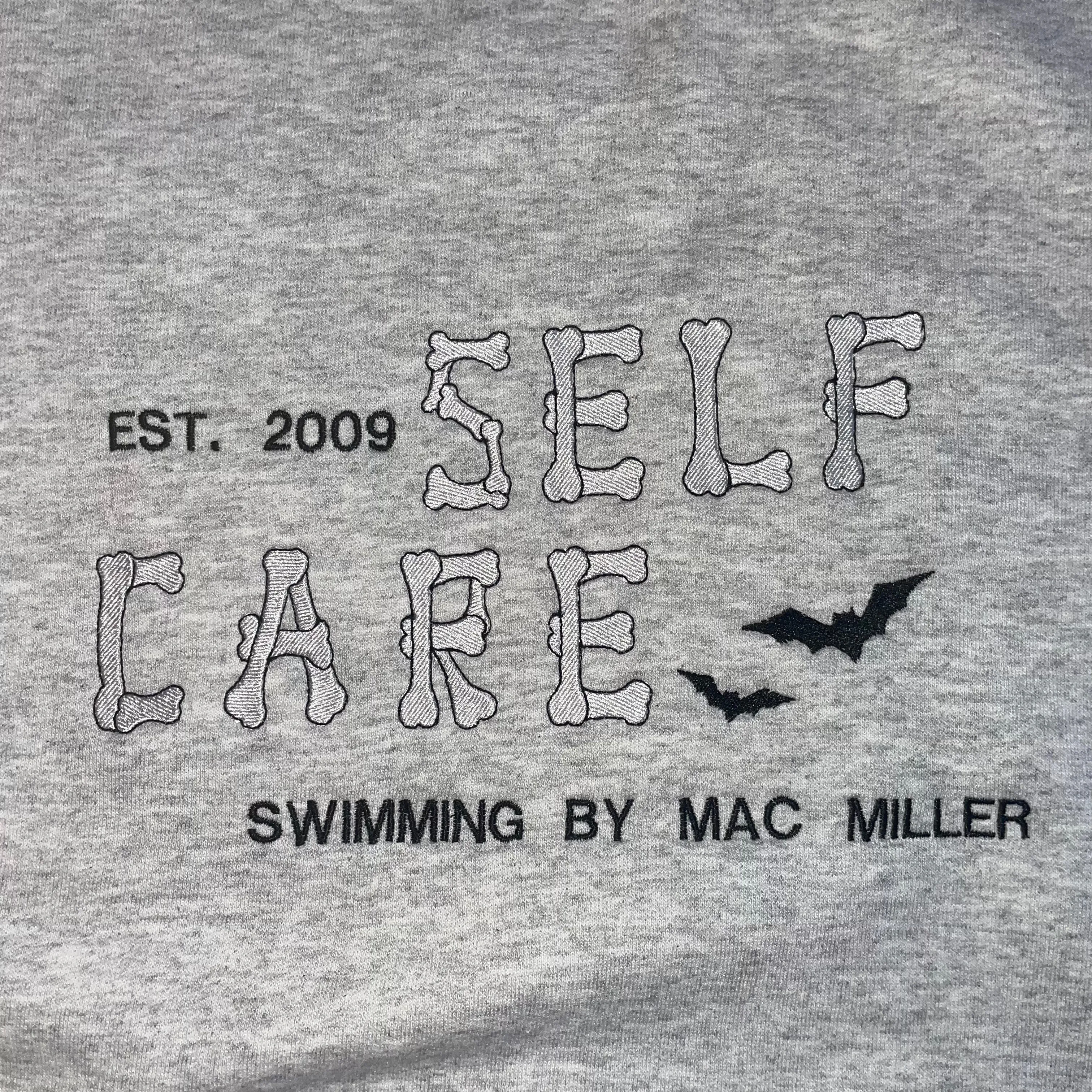 Mac Miller Spooky Self Care Embroidered Unisex Crewneck Sweatshirt