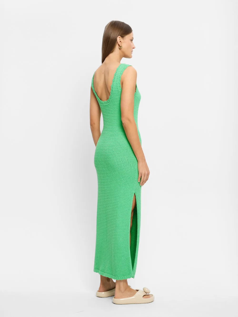 Martina Maxi Knit Dress - Green