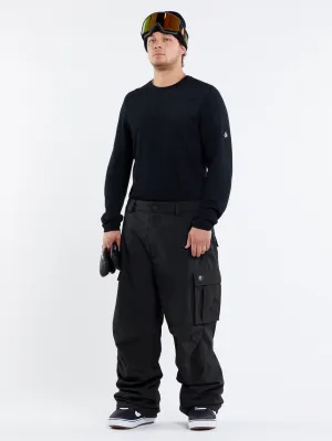 Mens Nwrk Baggy Pants - Black