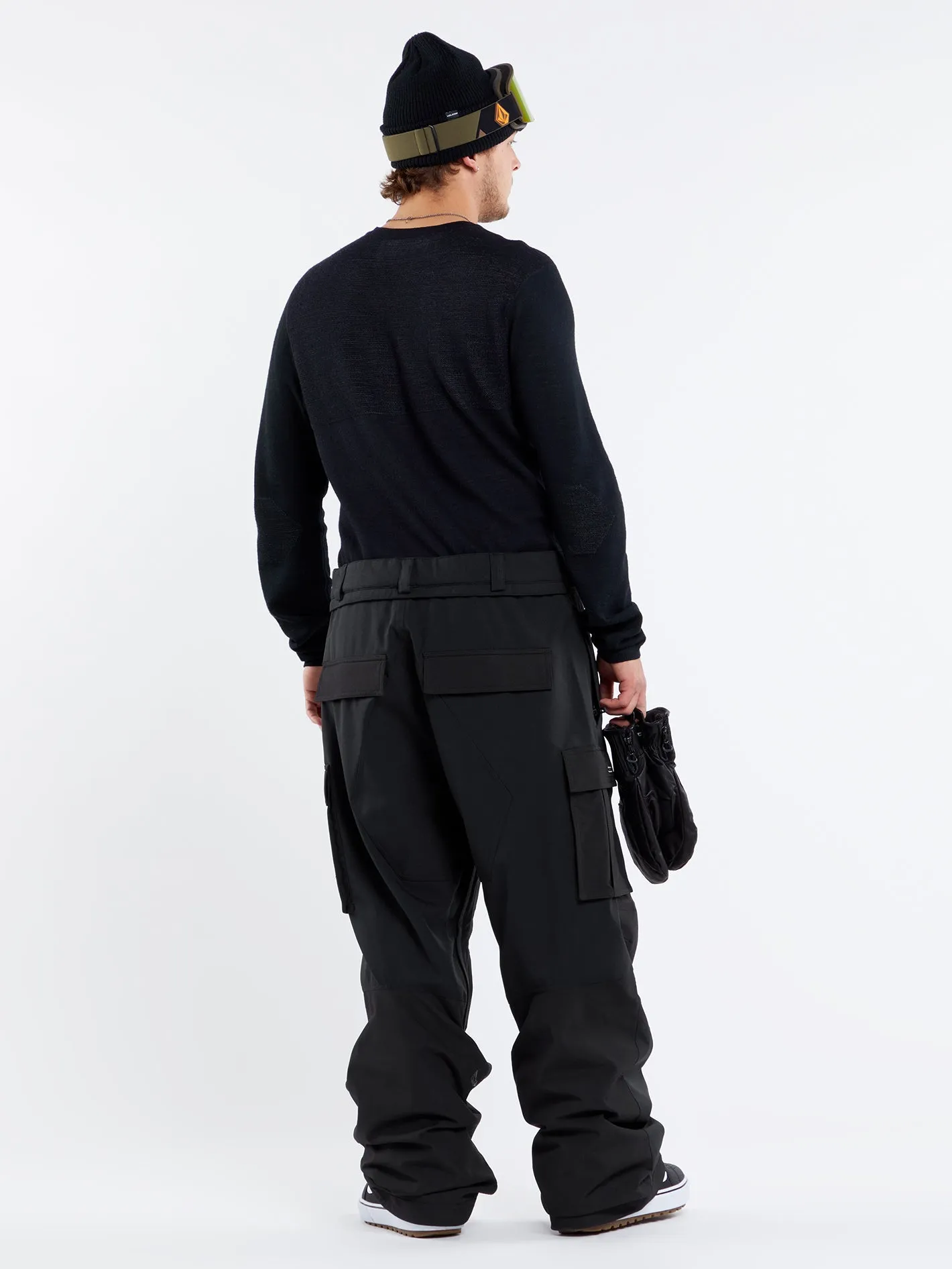 Mens Nwrk Baggy Pants - Black