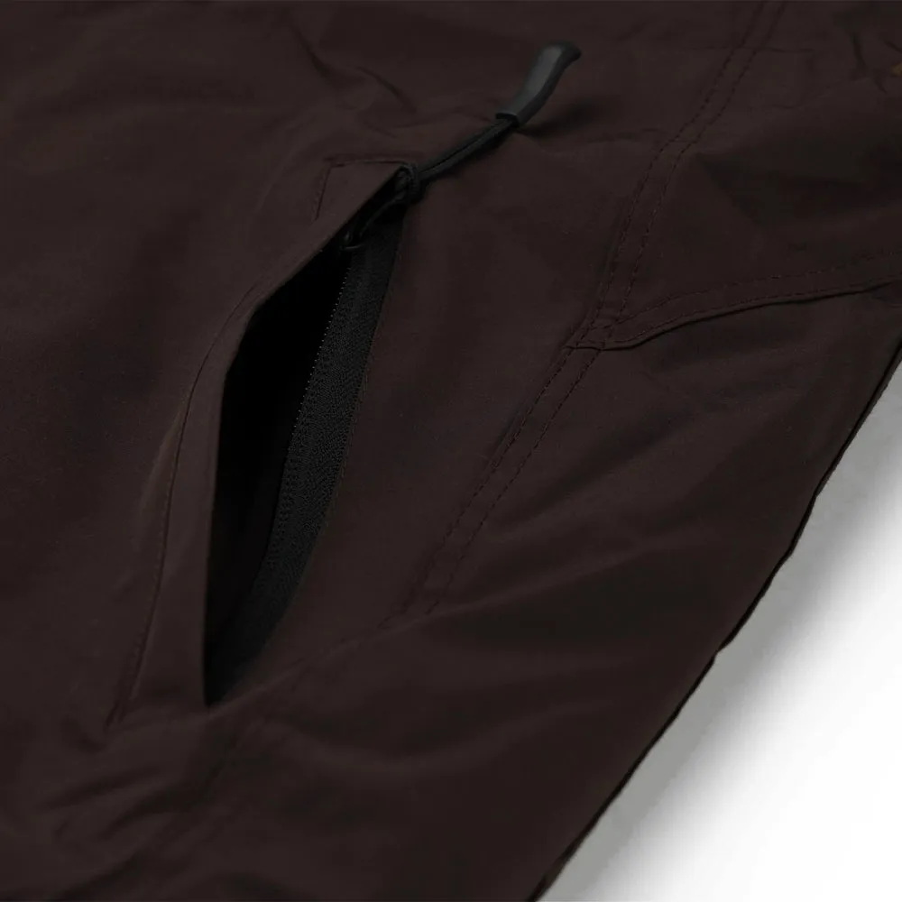 MILD HOODED JACKET DARK BROWN