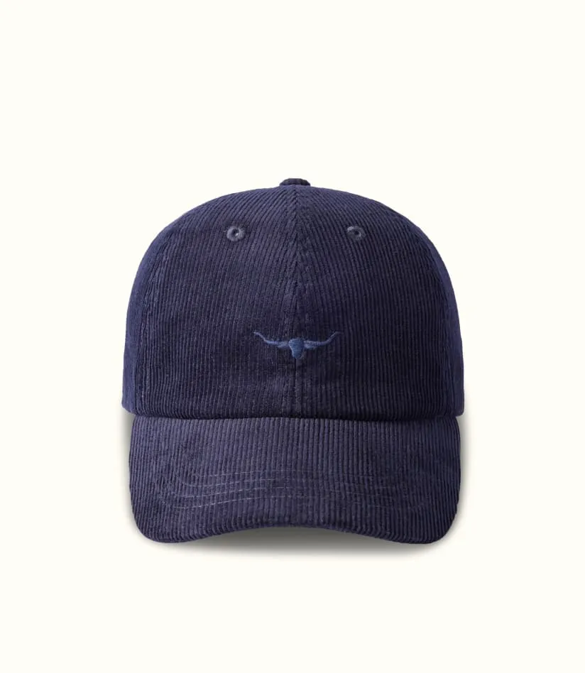 Mini Longhorn Cap - Corduroy - Navy