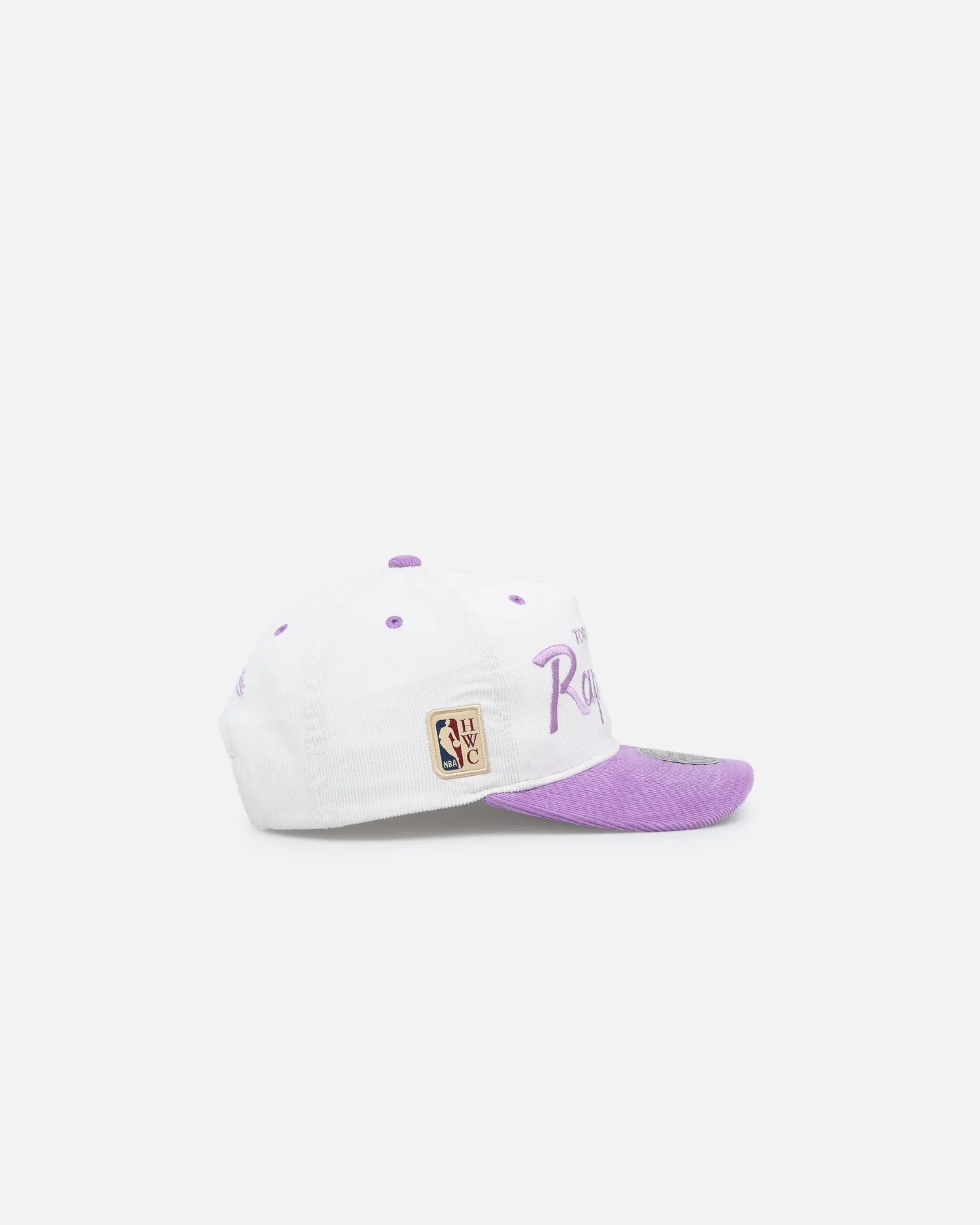 Mitchell & Ness Toronto Raptors 'Pastel Corduroy' Deadstock Snapback White Cream/Purple