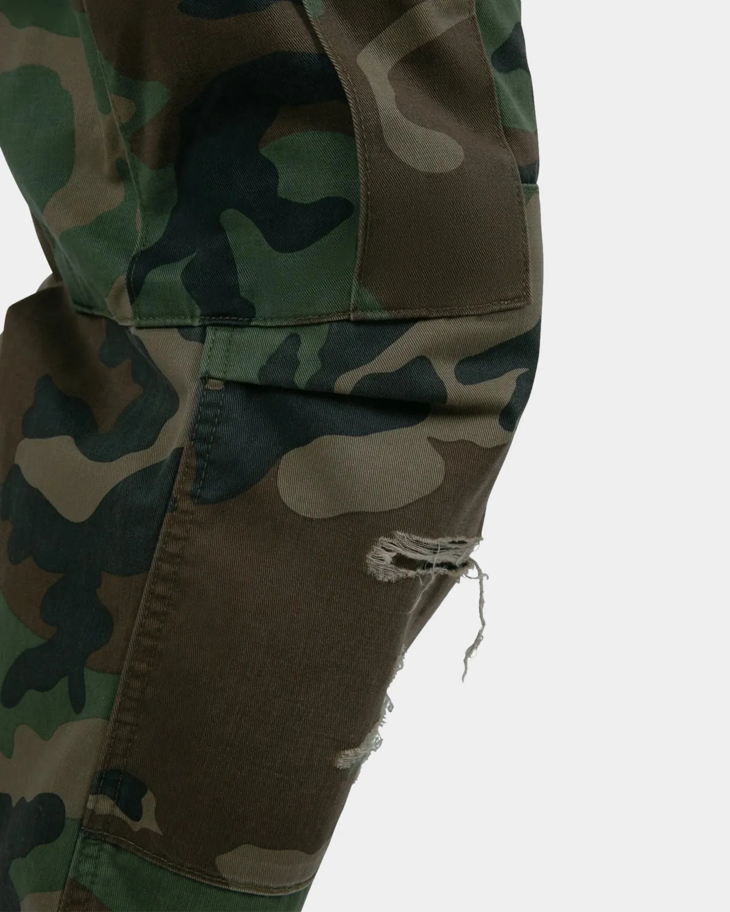 MNML Double Knee Vintage Cargo Pants Camo