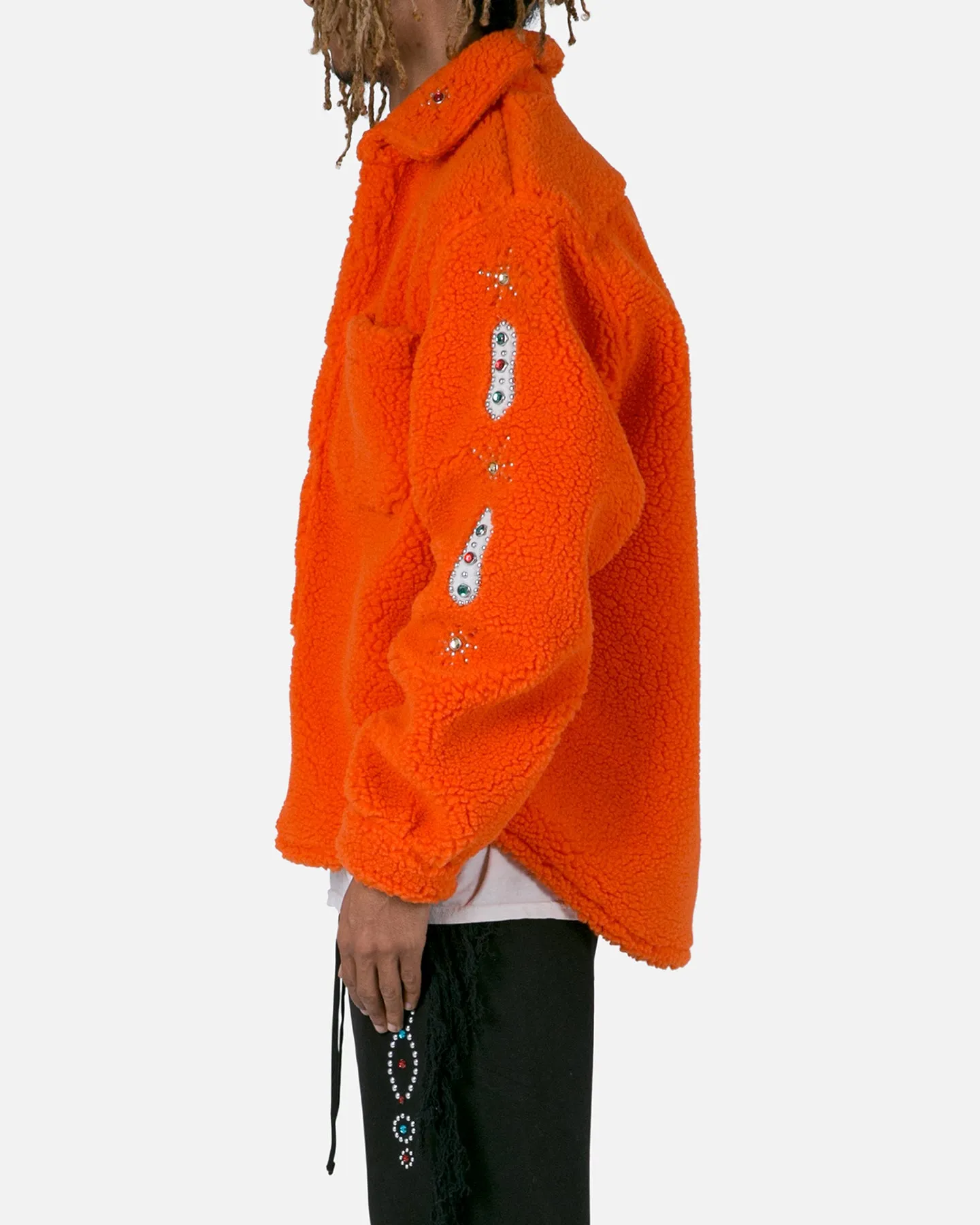 MNML Jewel Sherpa Jacket Orange