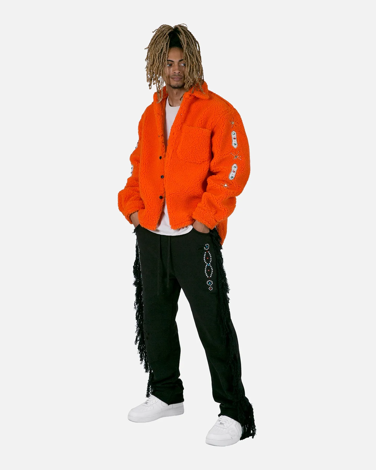 MNML Jewel Sherpa Jacket Orange