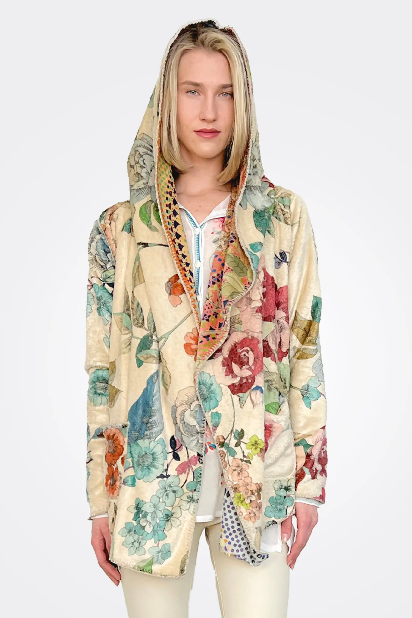 Mosaic Sherpa Reversible Jacket - Multi