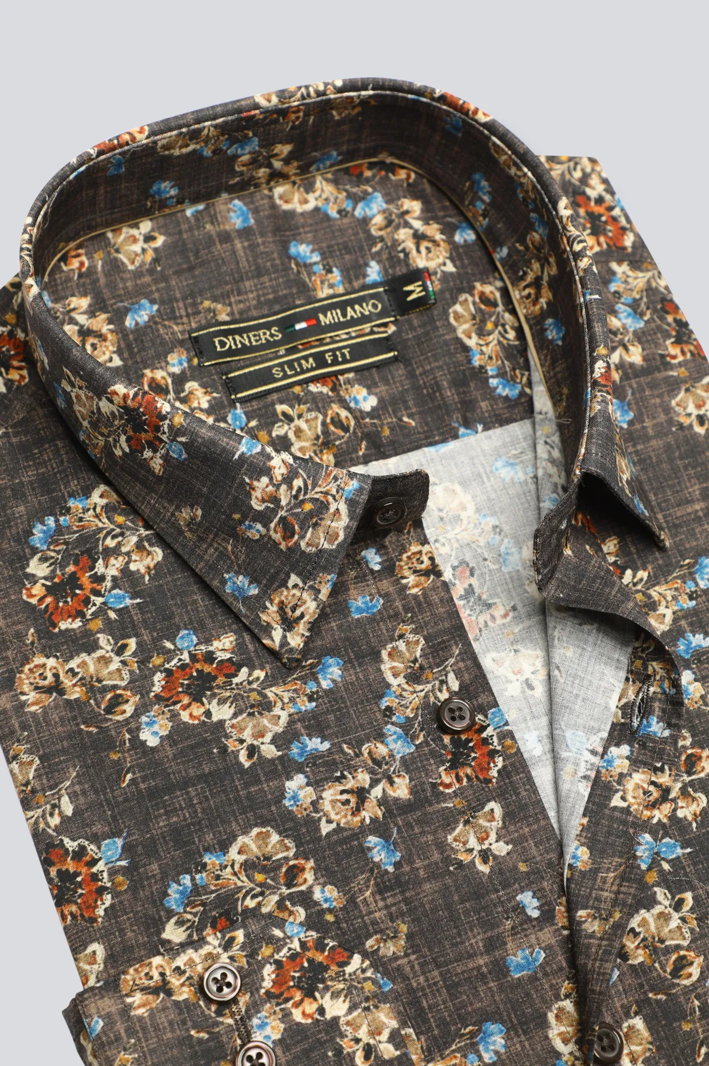 Multicolor Floral Printed Casual Milano Shirt