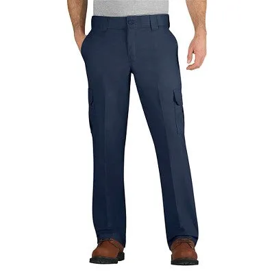 NEW - Dickies Men's FLEX Regular Fit Straight Leg Cargo Pants - Dark Navy 36x32